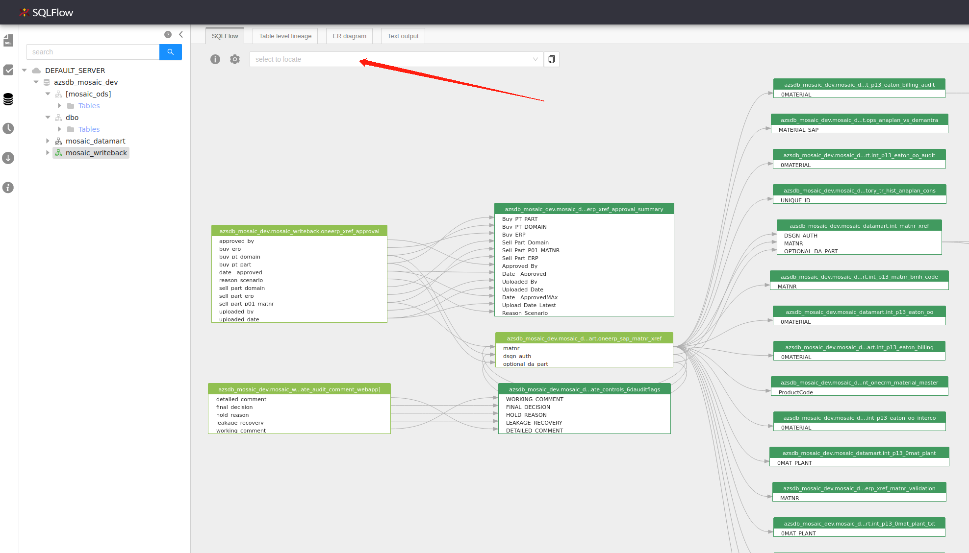 Diagram Panel - SQLFlow Documentation